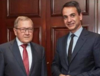 Συνάντηση Μητσοτάκη-Ρέγκλινγκ σήμερα το μεσημέρι στο γραφείο του στη Βουλή